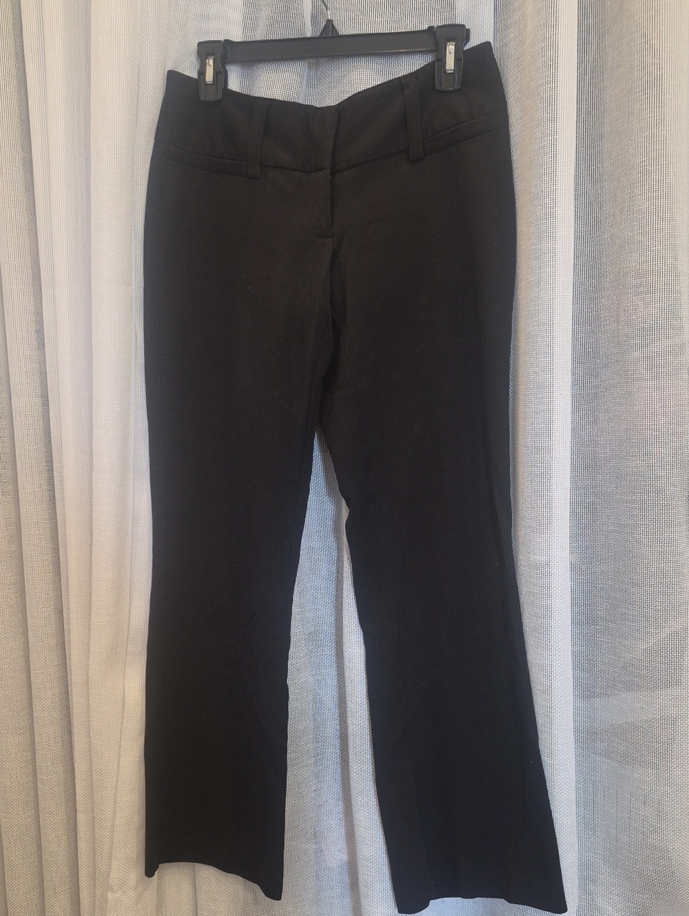 Maurices Black Women's Dress Pants with Dot-Trim Waistband